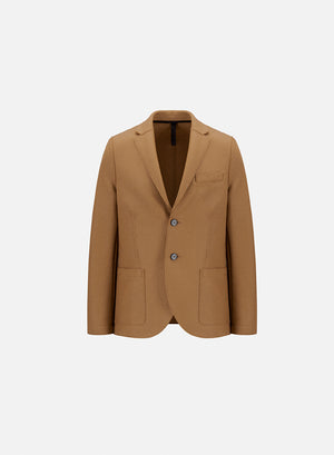 Blazer light in pressed wool