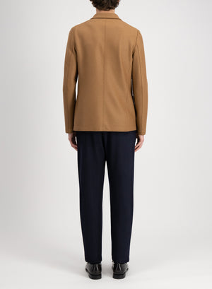 Blazer light in pressed wool