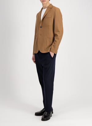 Blazer light in pressed wool