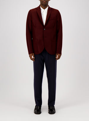 Blazer light in pressed wool