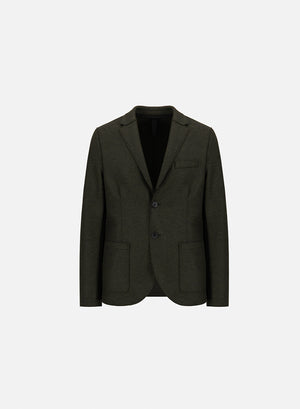 Blazer light in pressed wool