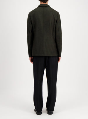 Blazer light in pressed wool