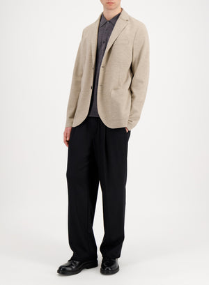 Blazer in superfine merino