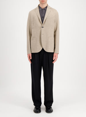 Blazer in superfine merino