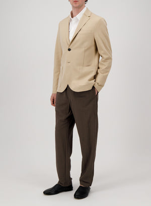 Blazer in stretch piquet