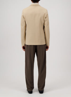 Blazer in stretch piquet