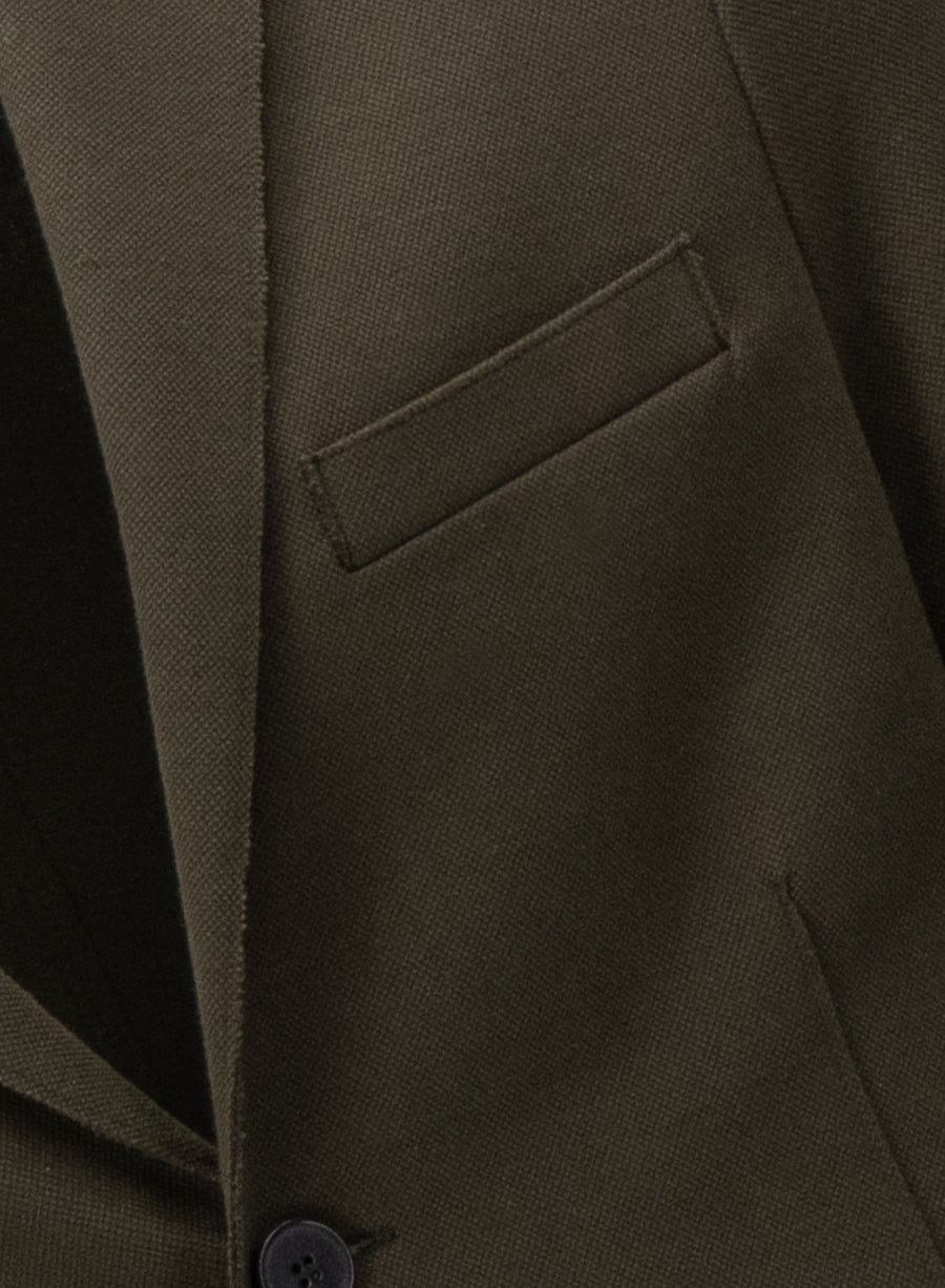 Blazer in stretch piquet