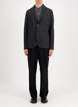 Blazer in donegal herringbone