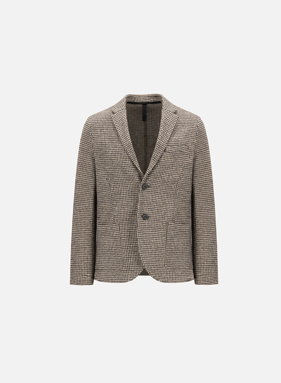 Blazer patterned in moleskin