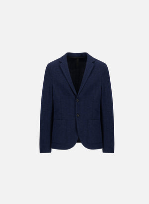 Blazer patterned in moleskin