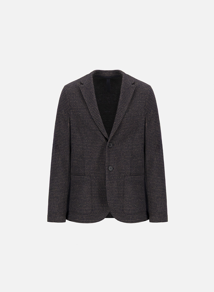 Blazer patterned in moleskin