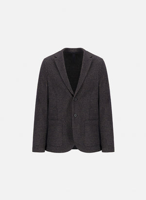 Blazer patterned in moleskin