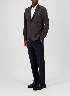 Blazer patterned in moleskin