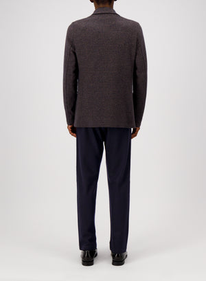 Blazer patterned in moleskin