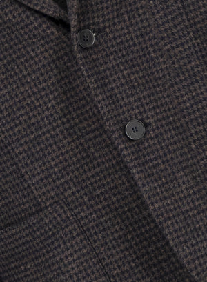 Blazer patterned in moleskin