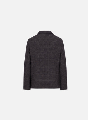 Blazer patterned in moleskin