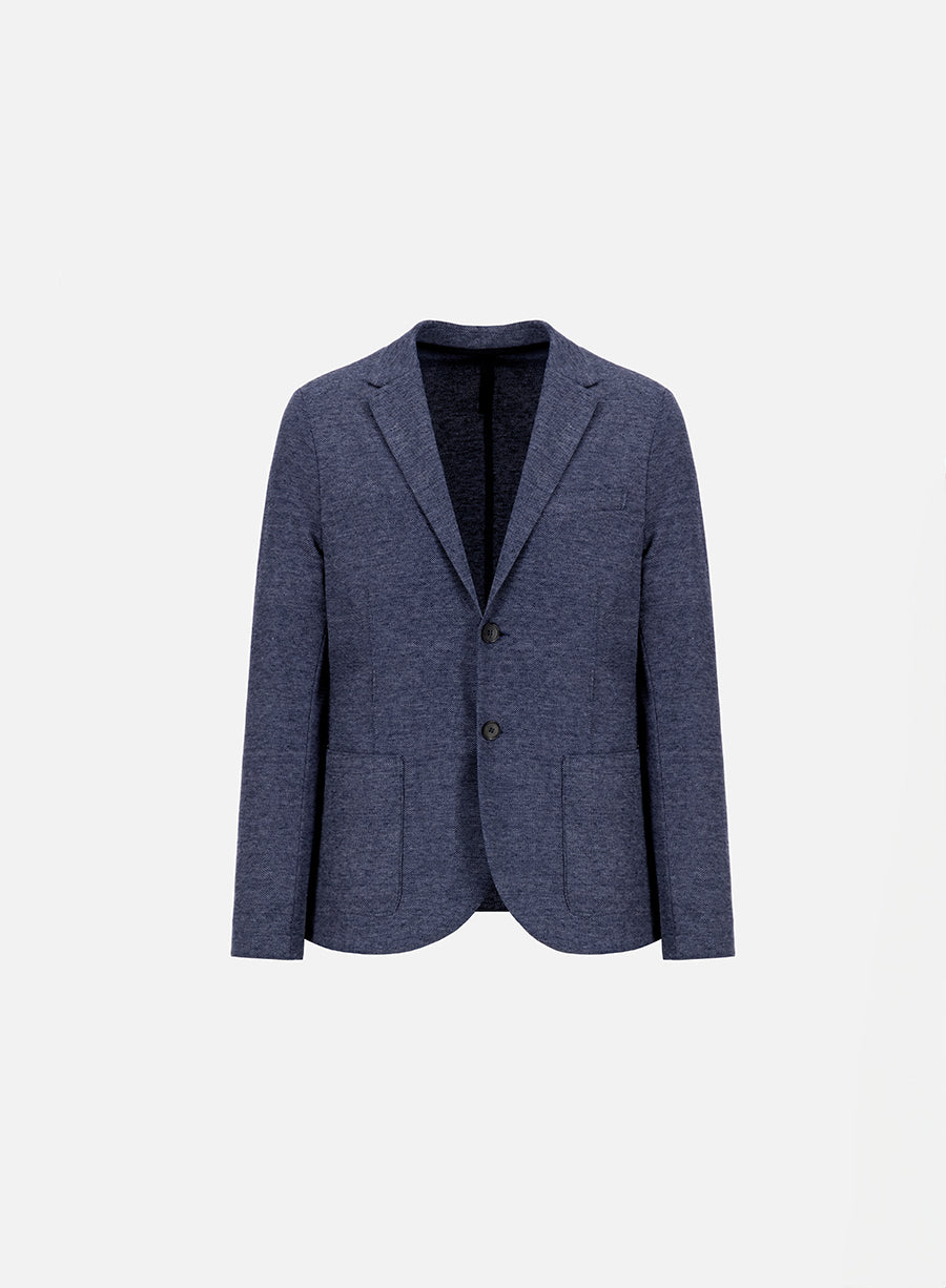 2b. blazer piquet melange
