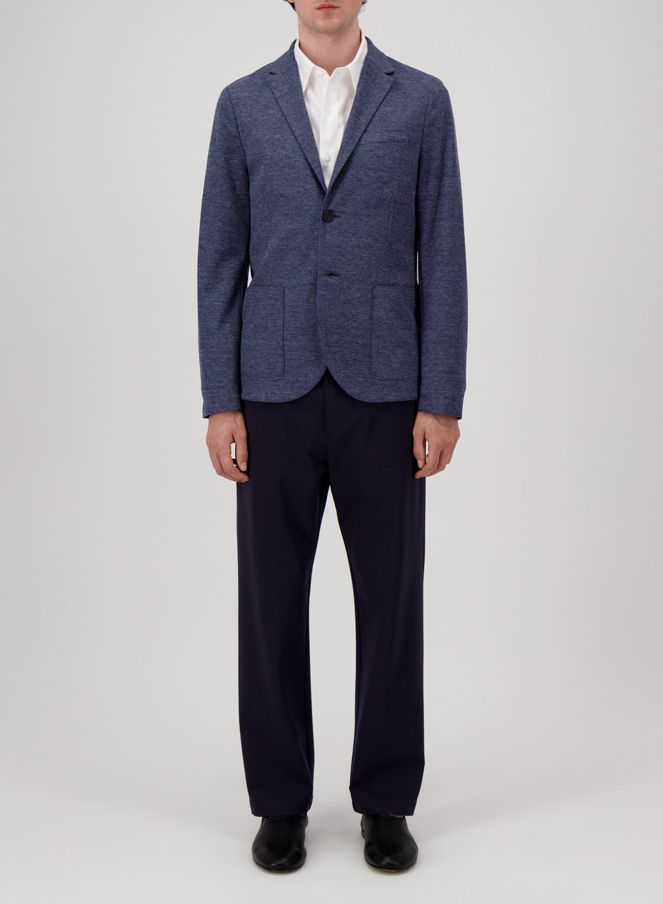 2b. blazer piquet melange