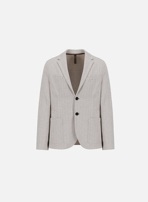 2b. blazer bouclè herringbone