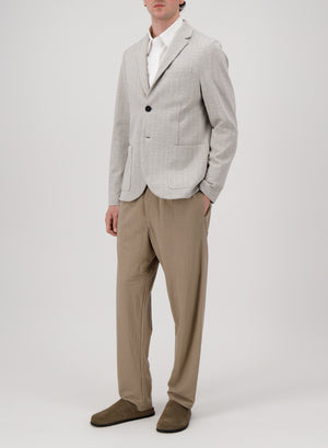 2b. blazer bouclè herringbone