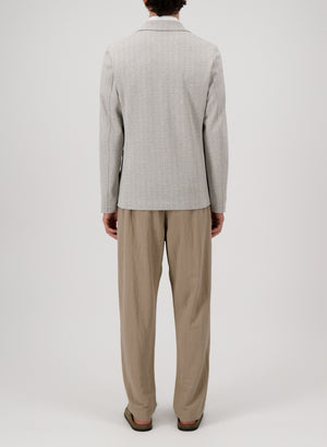 2b. blazer bouclè herringbone