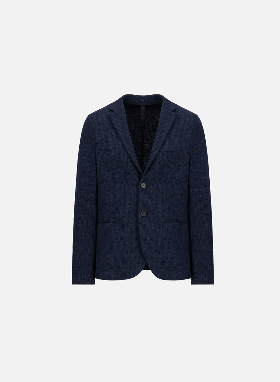 2b. blazer hopsack crafted with Loro Piana fabric