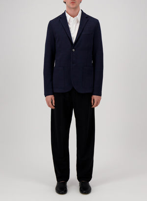 2b. blazer hopsack crafted with Loro Piana fabric