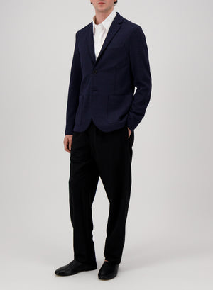 2b. blazer hopsack crafted with Loro Piana fabric
