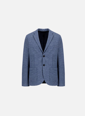 Blazer herringbone crafted with Loro Piana fabric