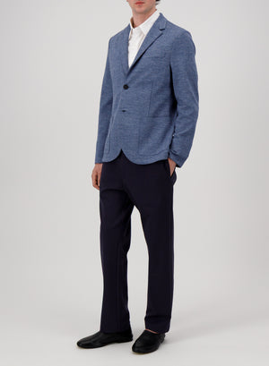 2b. blazer herringbone crafted with Loro Piana fabric