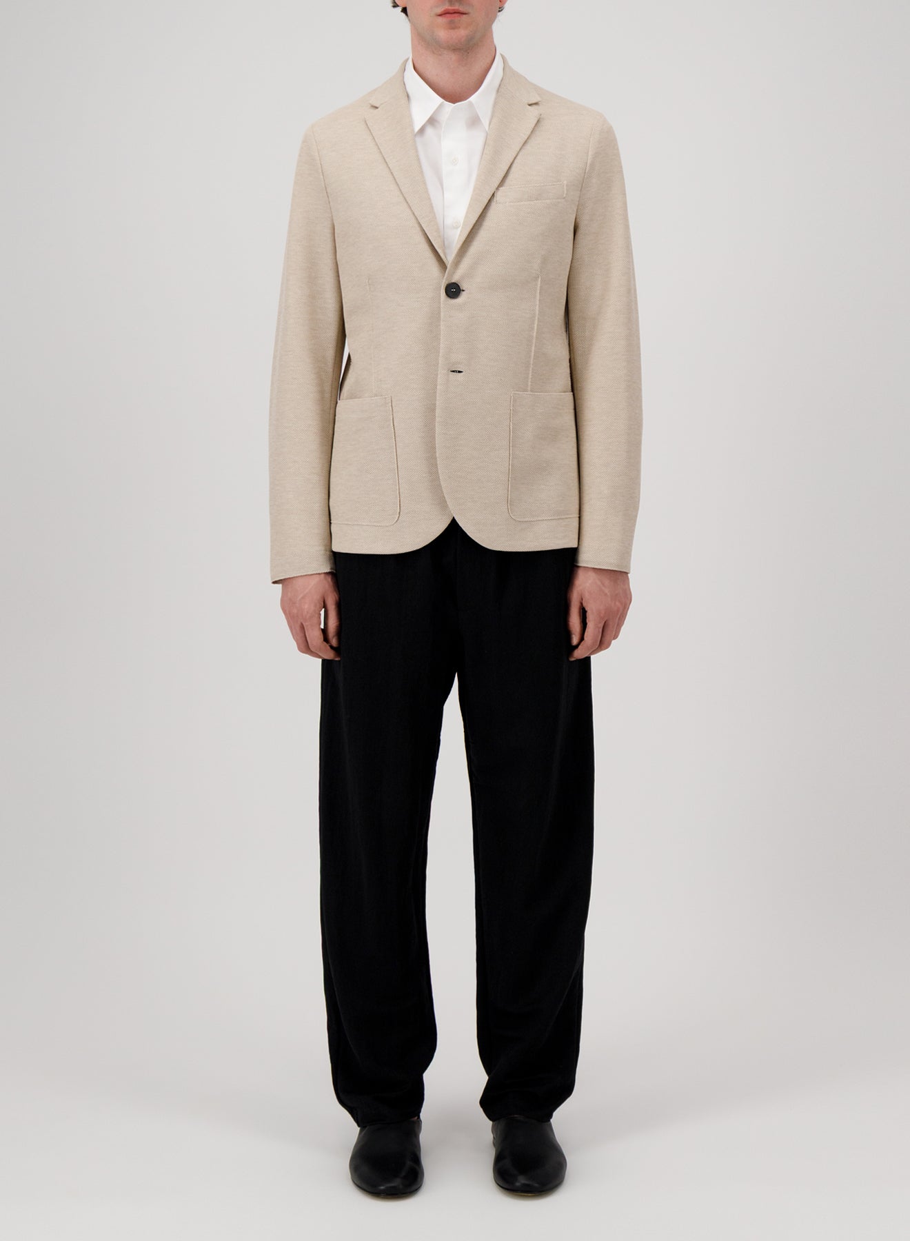 Blazer honeycomb crafted with Loro Piana fabric