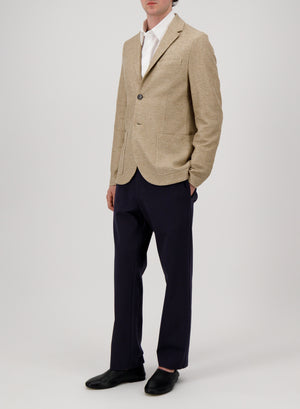 Blazer linen honeycomb