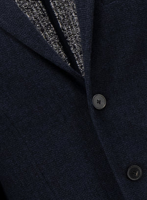 Blazer bicolour frisé