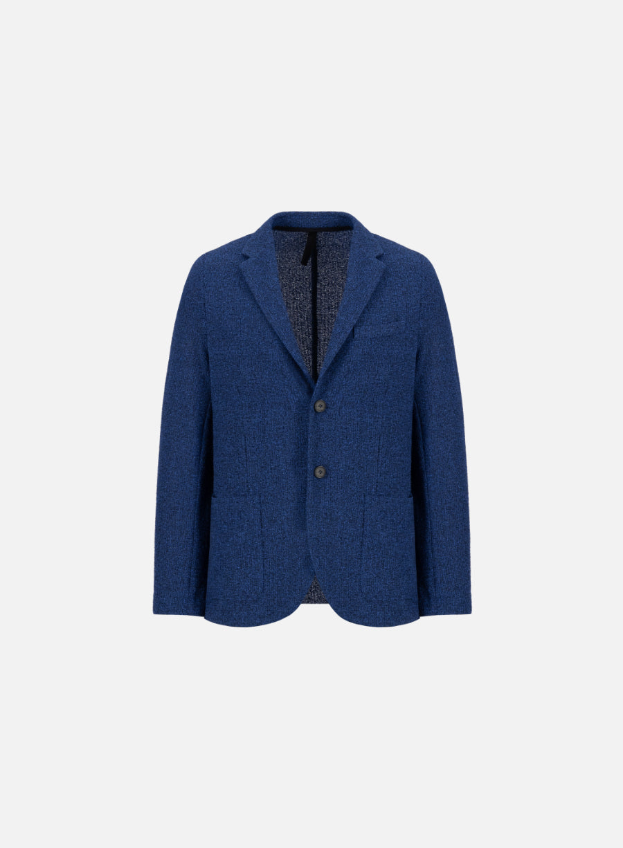 Blazer bicolour frisé