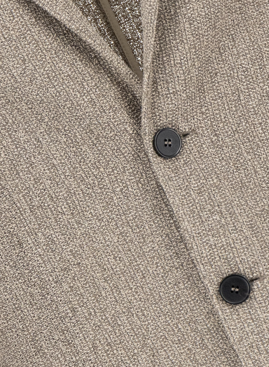 Blazer bicolour frisé