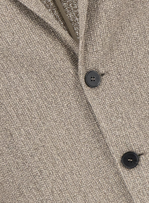 Blazer bicolour frisé