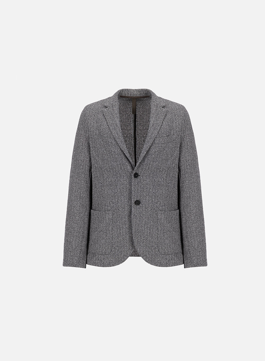 Blazer bicolour frisé