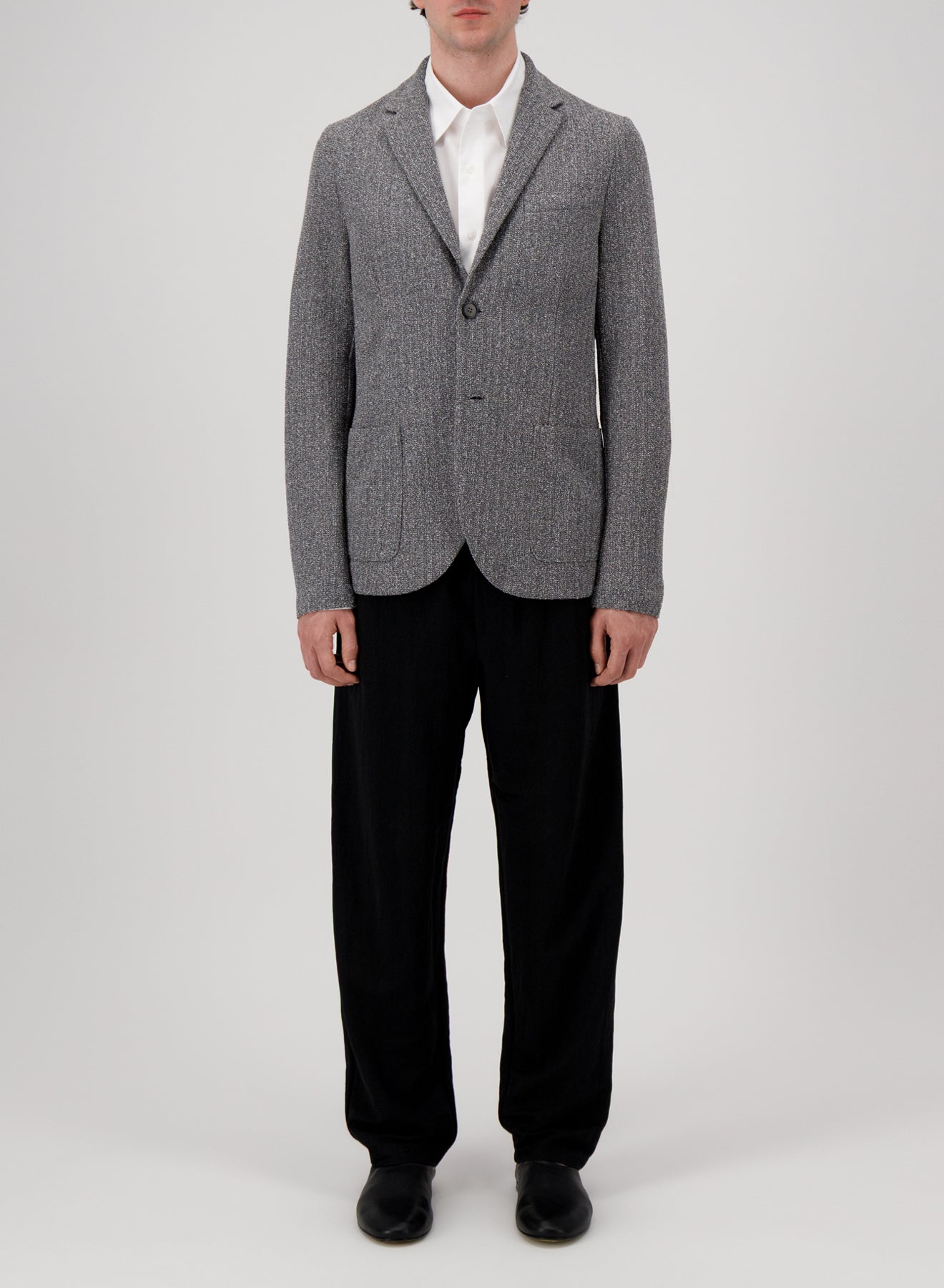 Blazer bicolour frisé