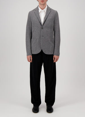 Blazer bicolour frisé