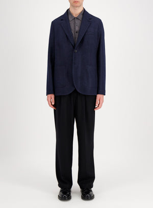 travel blazer flannel cashmere crafted with Loro Piana fabric
