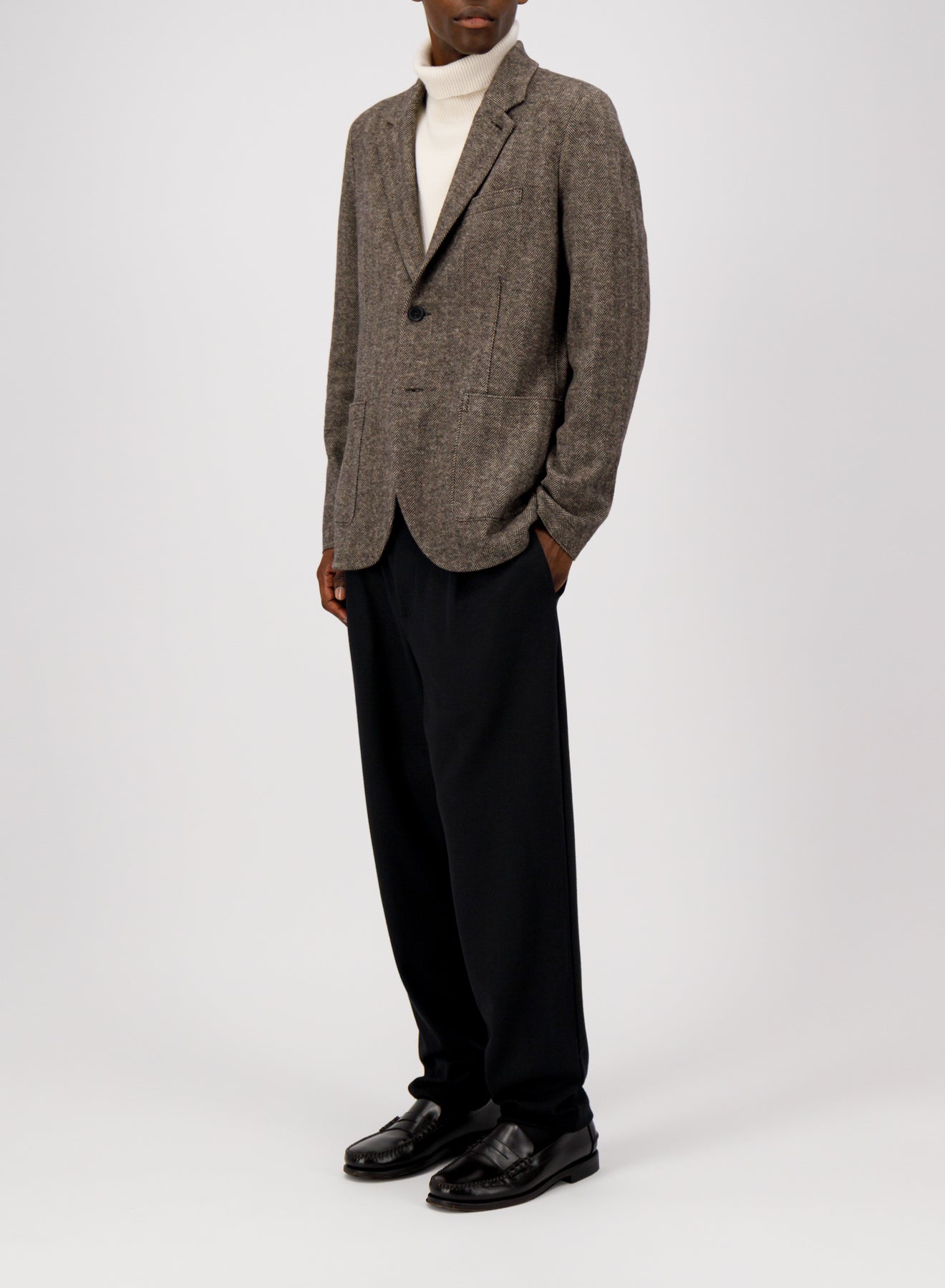 Travel blazer patterned moleskin