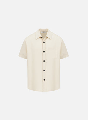 Men summer shirt coolmax seersucker