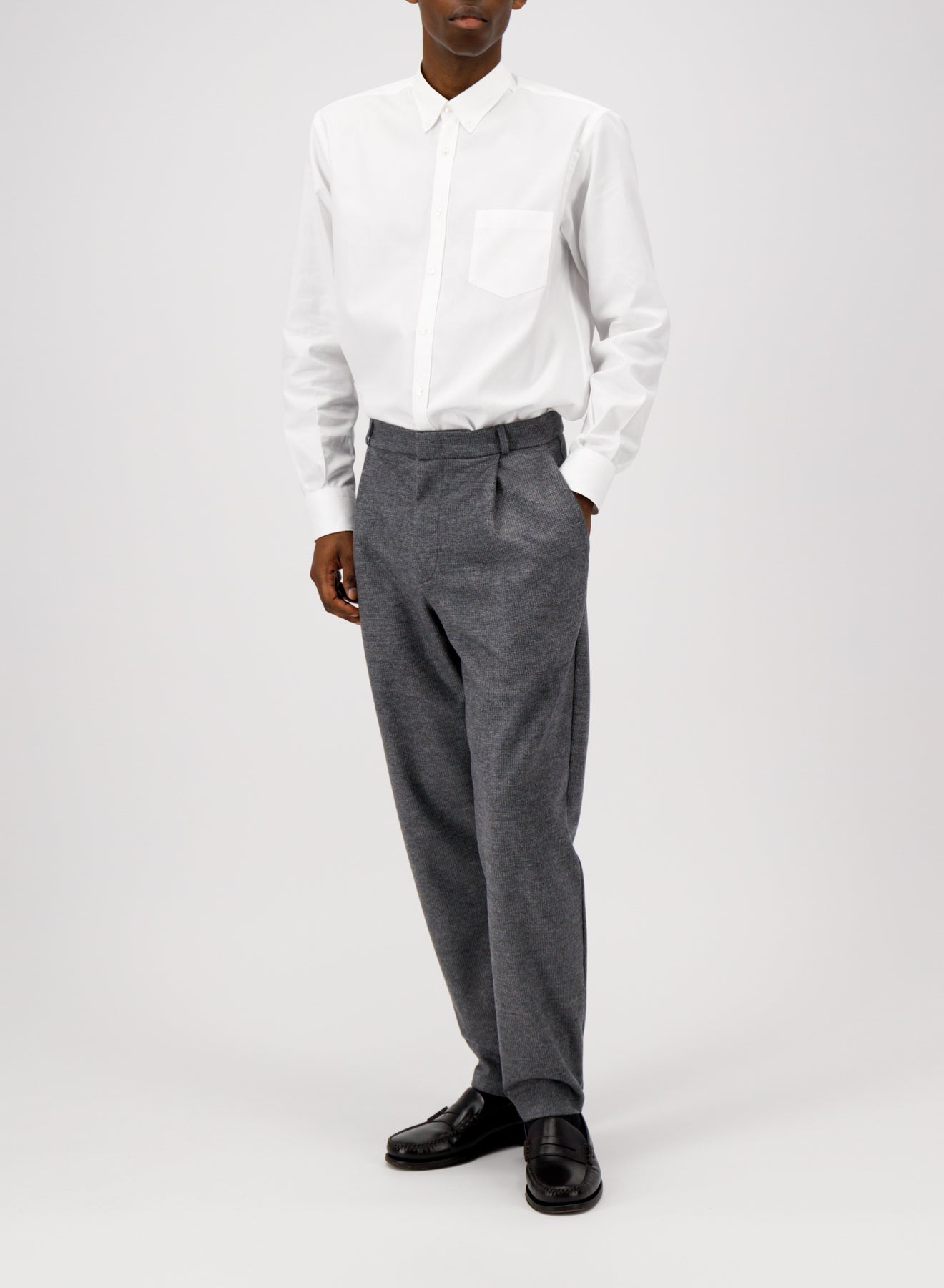 Pleated trousers Vitale Barberis houndstooth