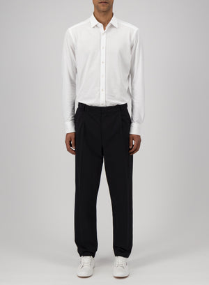 pleated trousers coolmax seersucker