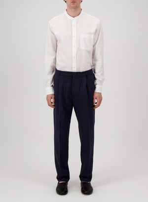 pleated trousers coolmax seersucker