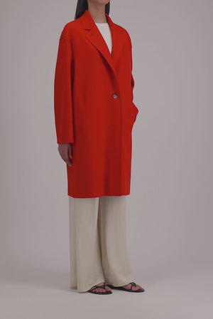 Oversized coat cashmere blend