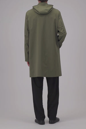 Fishtail parka in light technic