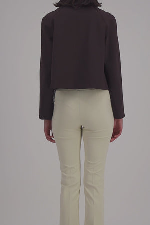 cropped raglan jacket scuba