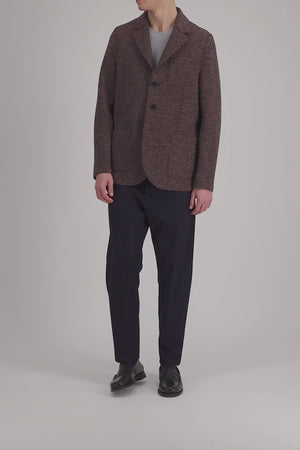 Travel blazer boiled wool