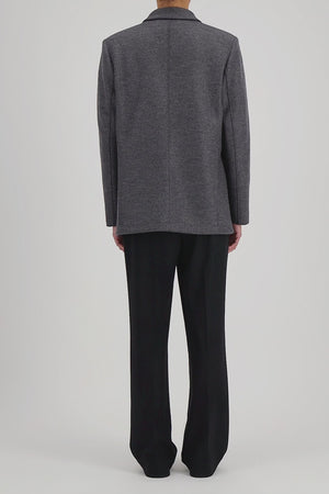 Travel blazer in light pressed wool